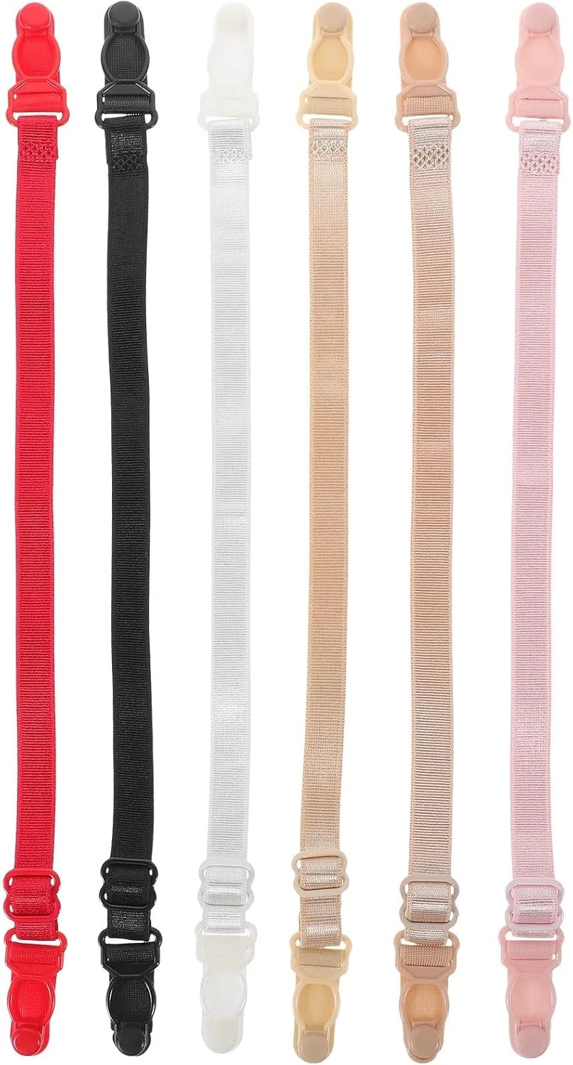 Bra Strap Holders For Slipping 60pcs Bra Straps Women Non-Slip Bra Straps Buckle Adjustable Shoulder Clips Lingerie Accessories Shortener Practical