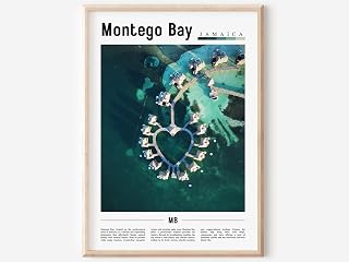 Generic Montego Bay Poster, Montego Bay Print, Montego Bay Wall Art, Caribbean Photo, Caribbean Poster, Caribbean Print, Travel Poster #1016, white