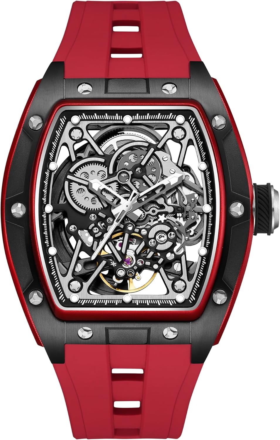 Automatic Mechanical Watch Casual Entry lux Luminous Hands Wrist Watches Chronograp...