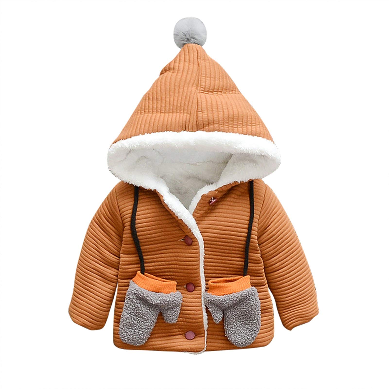 Ultraligero cálido y resistente al viento chaqueta de los Niños Otoño Invierno Ropa de dibujos animados Delgado Grueso con Capucha Chaquetas para Bebé Niño Niñas de Moda Caliente Abrigo Bebé