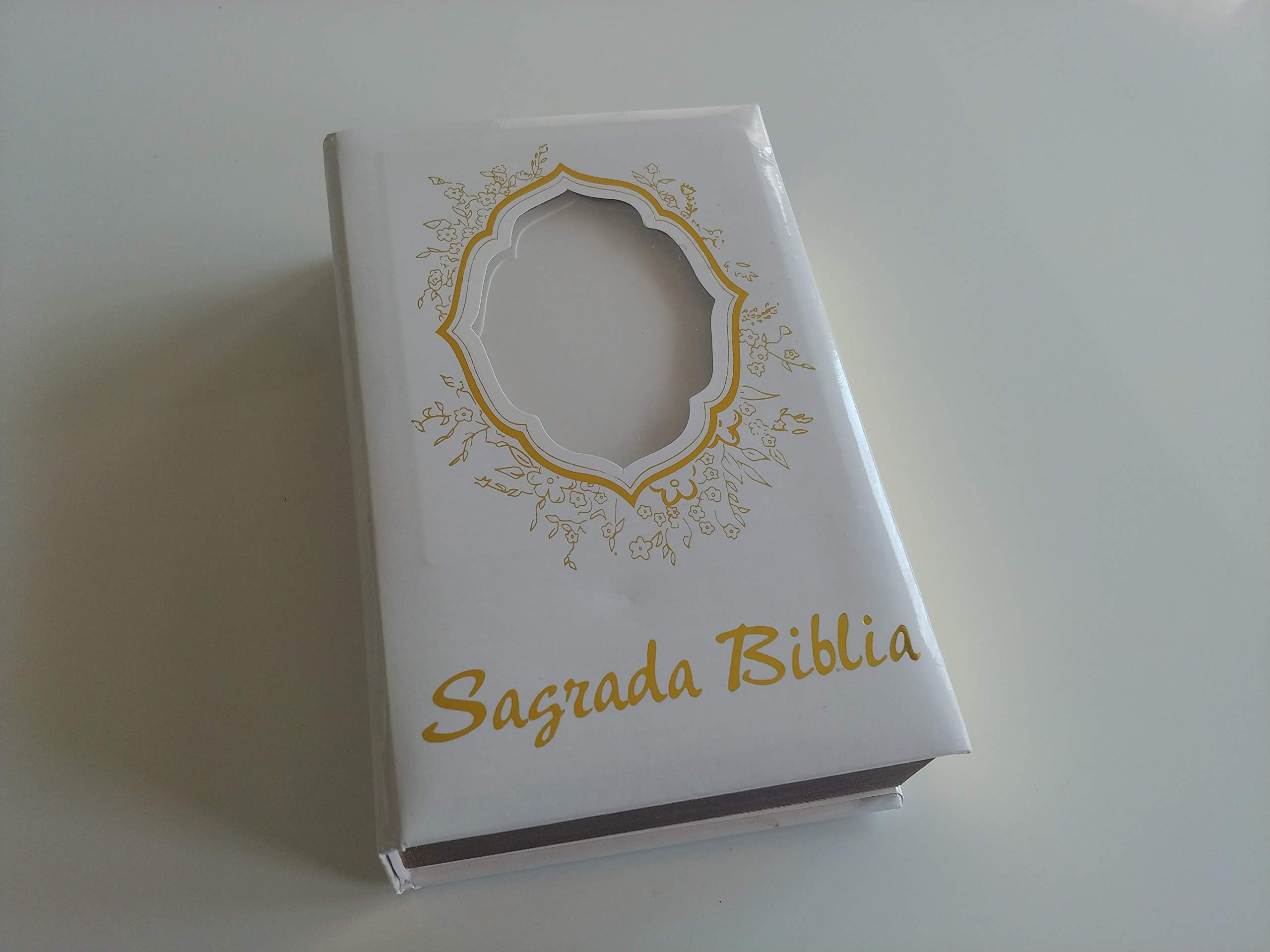 party suplies Primera Communion /Quince Años/ Confirmacion. Elegante, Dorada Sagrada Biblia. El Antiguo Testamento