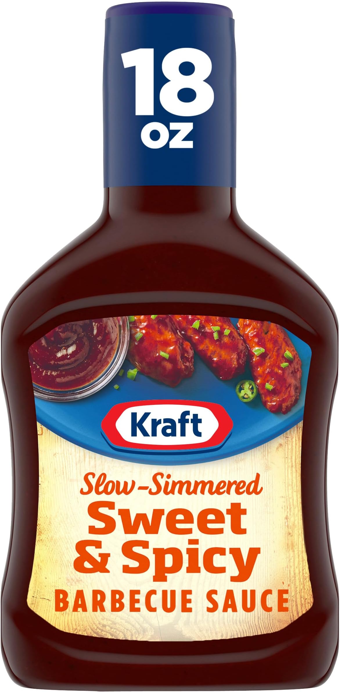 kraft Barbecue Sauce Slow-Simmered Spicy Honey, 510g