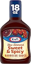 Kraft Sweet & Spicy Slow-Simmered BBQ Barbecue Sauce (18 oz Bottle)