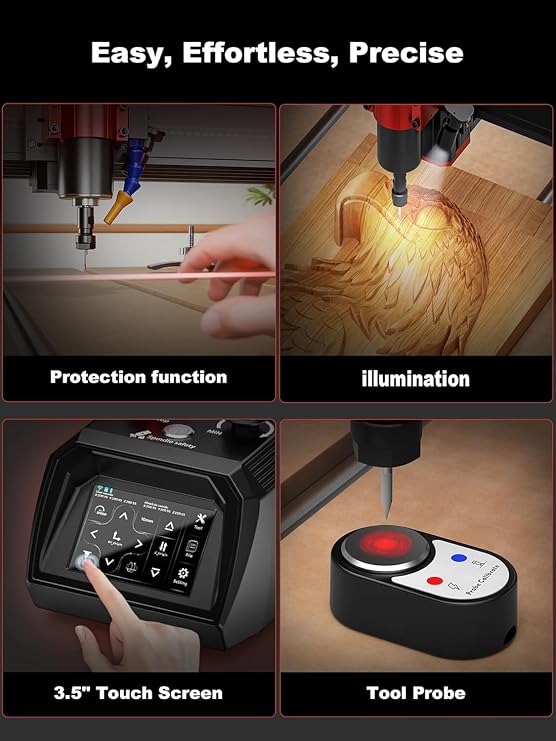 TTC6050 CNC Router Machine, Desktop Engraving Machine 600x500mm