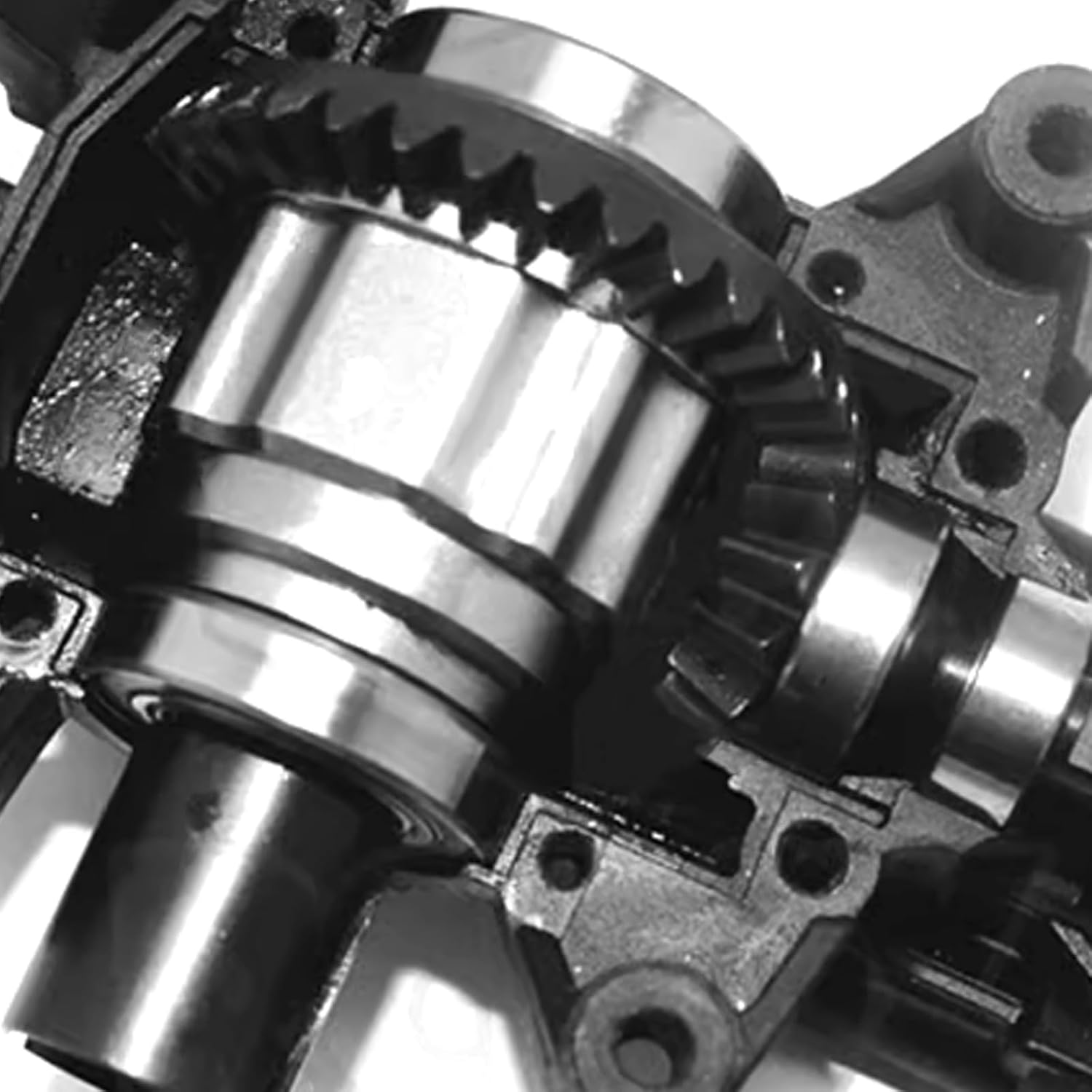 Front Differential Gear Ring Gear and Pinion Gear 8578 40Cr Steel for Traxxas Unlimited Desert Racer UDR Upgrade Parts