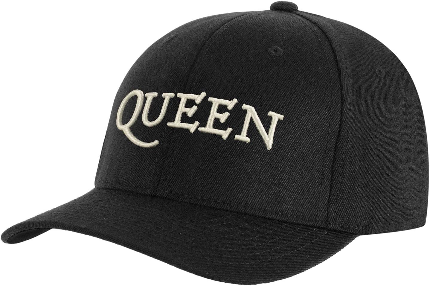 Rock Off officially licensed products Men's Queen Logo Baseball Cap Black