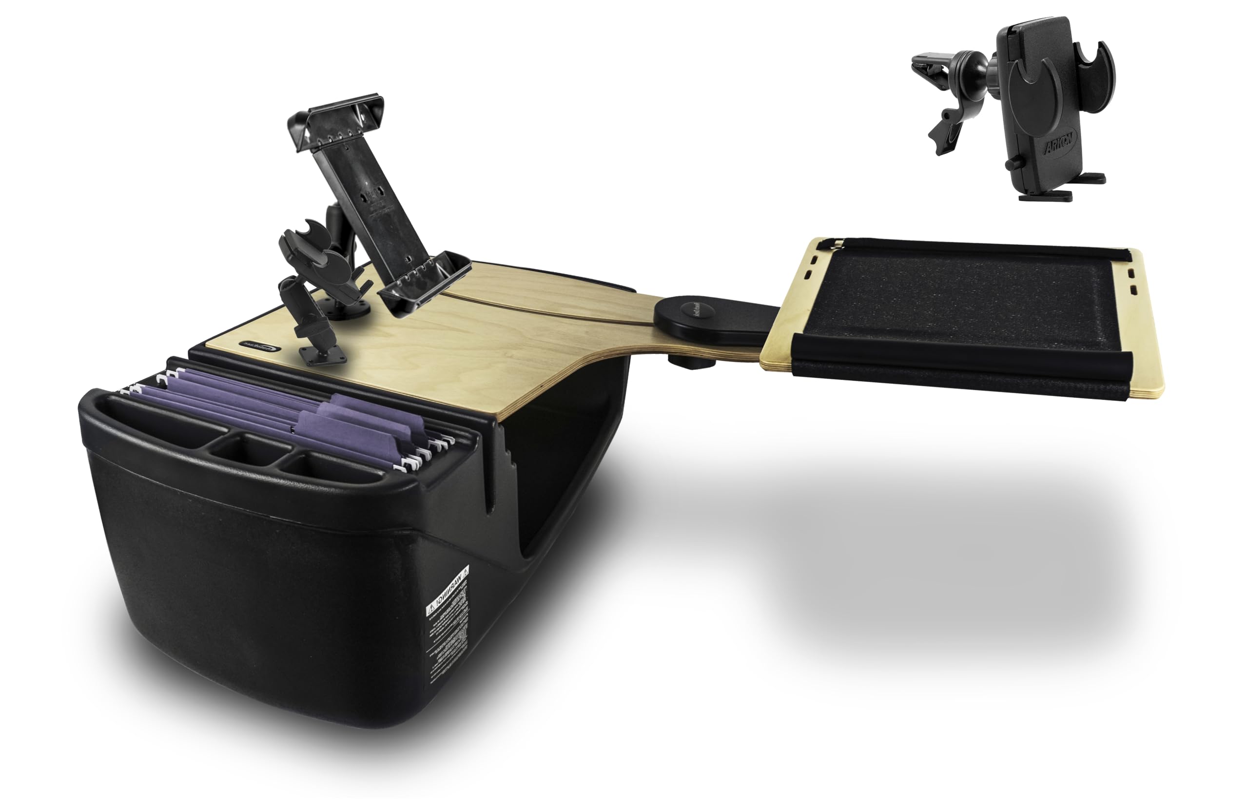 Bureau de véhicule AutoExec pour organiser votre espace mobile et fixer tablette et téléphone - 8