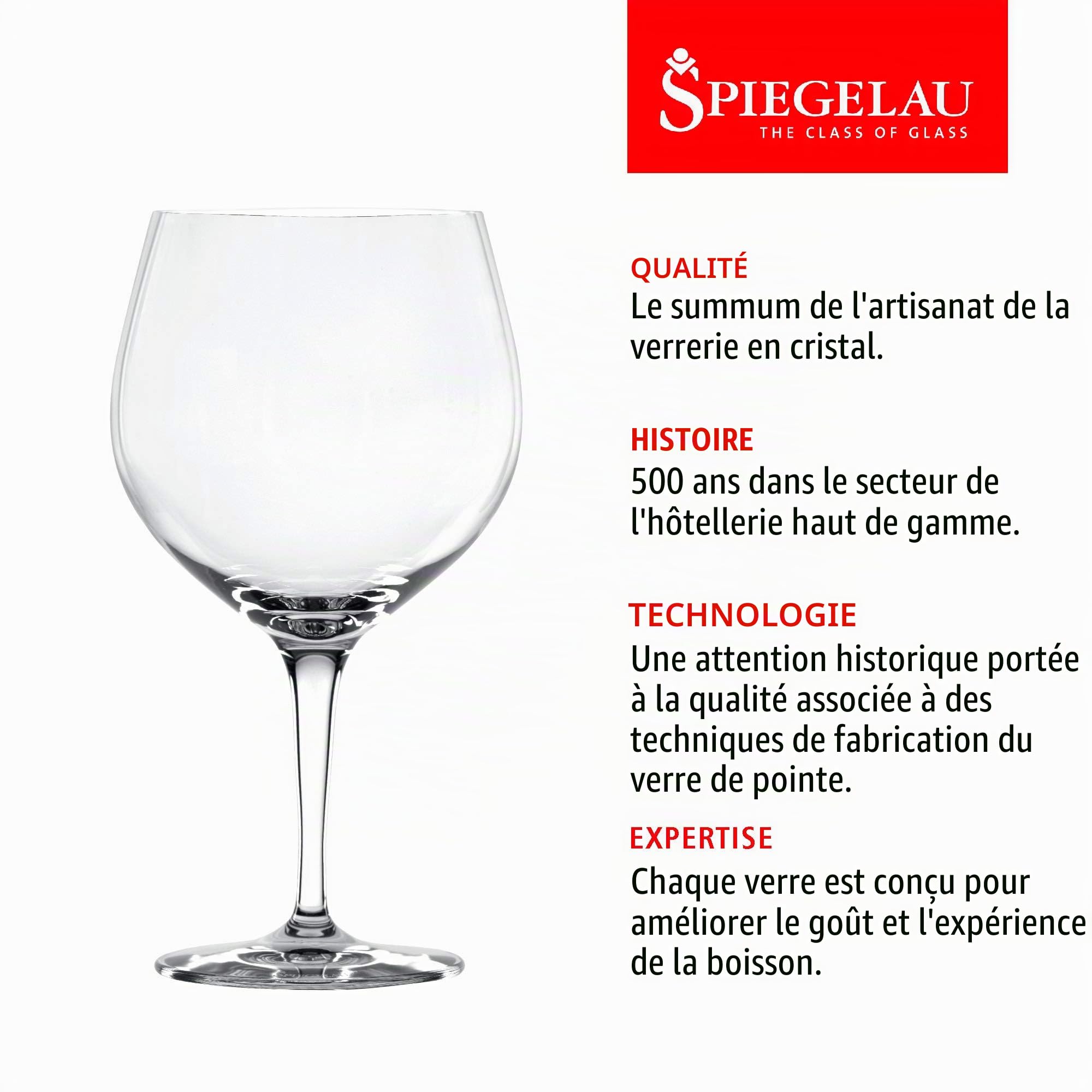 Verre en Cristal Spiegelau and Nachtmann, « Special Glasses », Verre, Transparent, 4 Verres