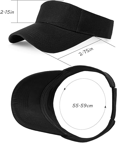 Miniatura 2 de 10 sombreros deportivos con visera ajustable para hombres y mujeres
