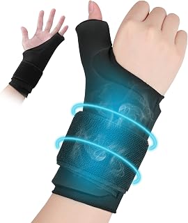 Thumb Wrist Ice Pack for Pain Relief, Soft Gel Cold Pack for Hot & Cold Therapy, Reusable for Injuries,Arthritis,Tendonitis,Carpal Tunnel,Swelling & Bruises - for Either Wrist