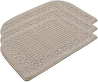 Vista 19 de COSY HOMEER alfombras de cocina antifatiga de 32x20 pulgadas, hechas de 100% polipropileno, semirredondas, antideslizantes y lavables a máquina, 2