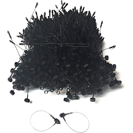Y-Axis Snap Lock Loop Pins - 4000pcs Plastic Tag Fasteners For Clothing Tags, Gift Cards (3", 4", 5", 7")
