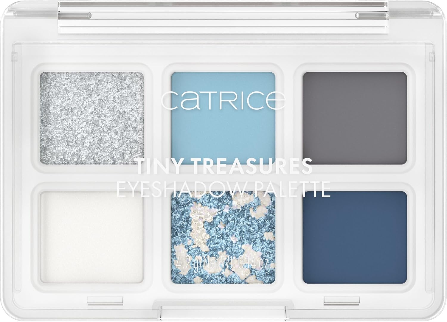 Catrice Палетка теней для век Tiny Treasures переливающиеся блестящие металлические матовые 4 2 г