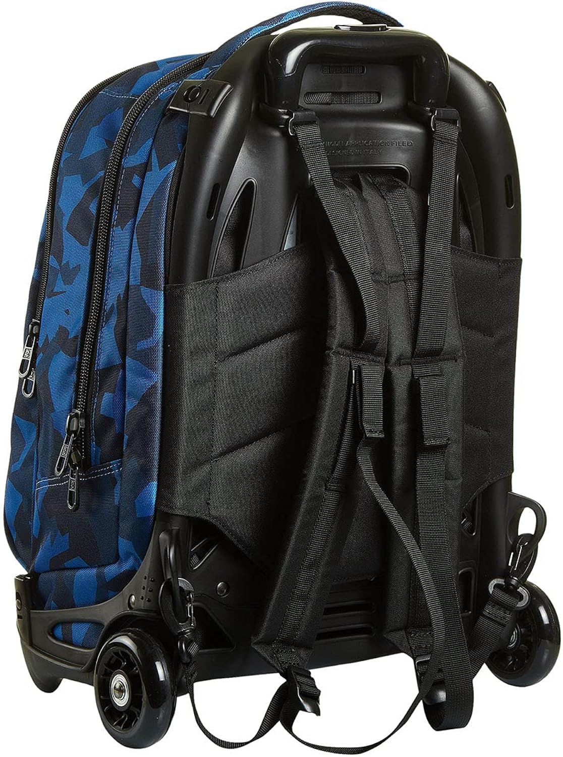 Invicta Trolley New Tech, Zaino Bambini e ragazzi, Blu (Blu), Taglia Unica