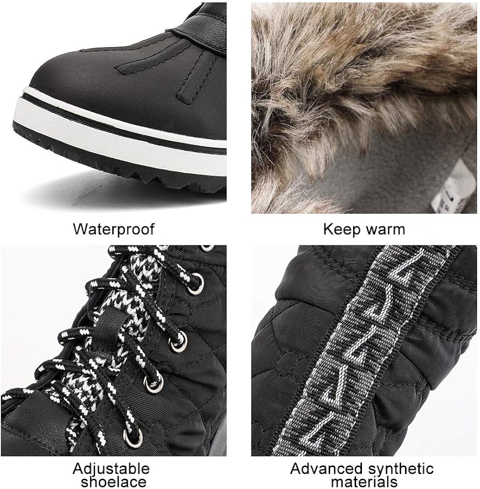 ALEADER Womens Winter Boots Waterproof Cold Weather Snow Boots