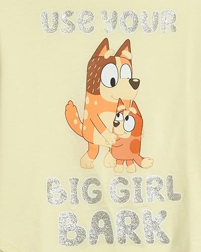 Miniatura 3 de Bluey Paquete de 3 camisetas de manga corta para niñas para verano, paquete de 3 camisetas de algodón para niñas