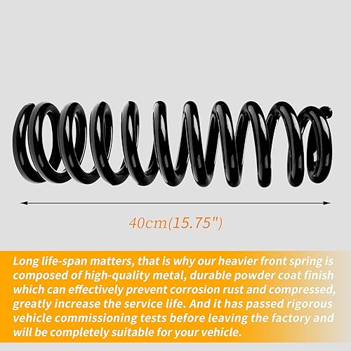 Miniatura 3 de Muelle helicoidal delantero resistente Provid de aproximadamente 2-3 pulgadas, paquete de 2 unidades compatibles con Toyota Prado 150Prado 120FJ