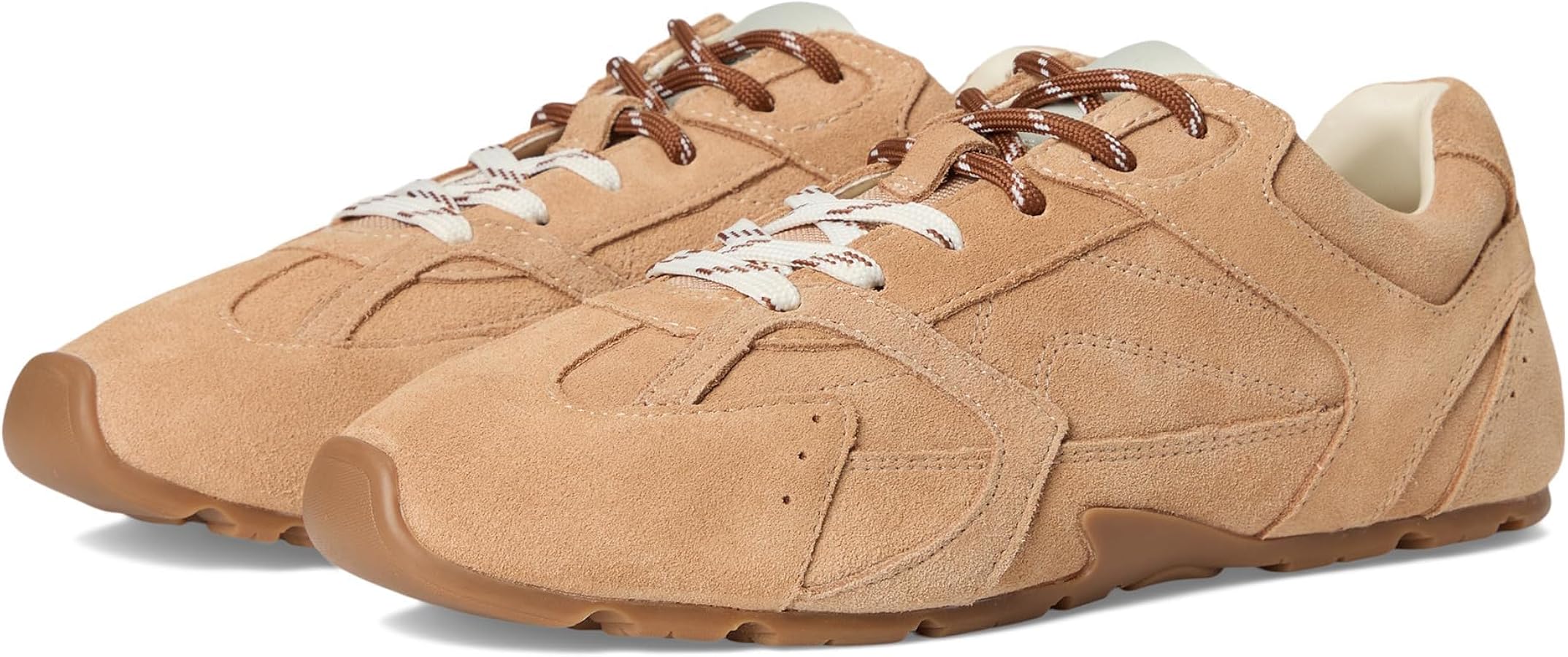 Steve Madden Women's Aziel Sneaker, Sand Suede, 3.5 UK: Amazon.co