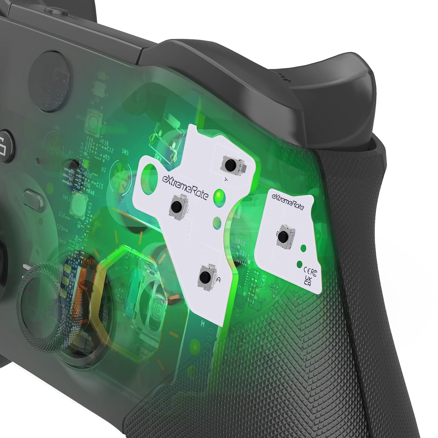 eXtremeRate Light Version - ABXY Clicky Kit for Xbox Elite Series 2 Controller, Custom A B X Y Keys Mouse Clicky Kit for Xbox Elite Series 2 Core Controller (Model 1797) Action Buttons Clicky Kit