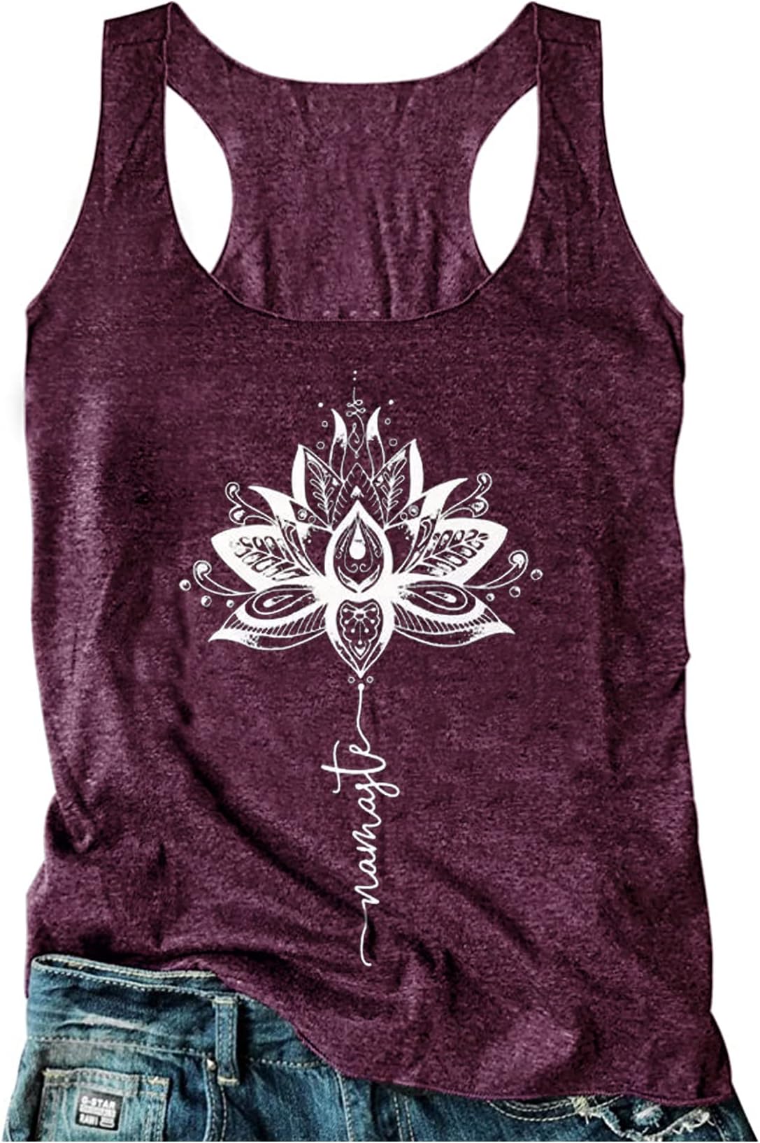 Tank Tops for Women Summer Tank Tops Racerback Boho Graphic Tank Tops Womens Tops Dressy Casual Sleeveless Tops Trendy