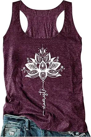 Tank Tops for Women Summer Tank Tops Racerback Boho Graphic Tank Tops Womens Tops Dressy Casual Sleeveless Tops Trendy