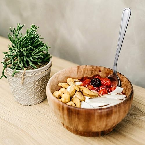 Miniatura 5 de Juego de cucharaditas, cuchara de té de acero inoxidable 180, 12 piezas, 6.29 pulgadas para el hogar, cocina, restaurante, slilver