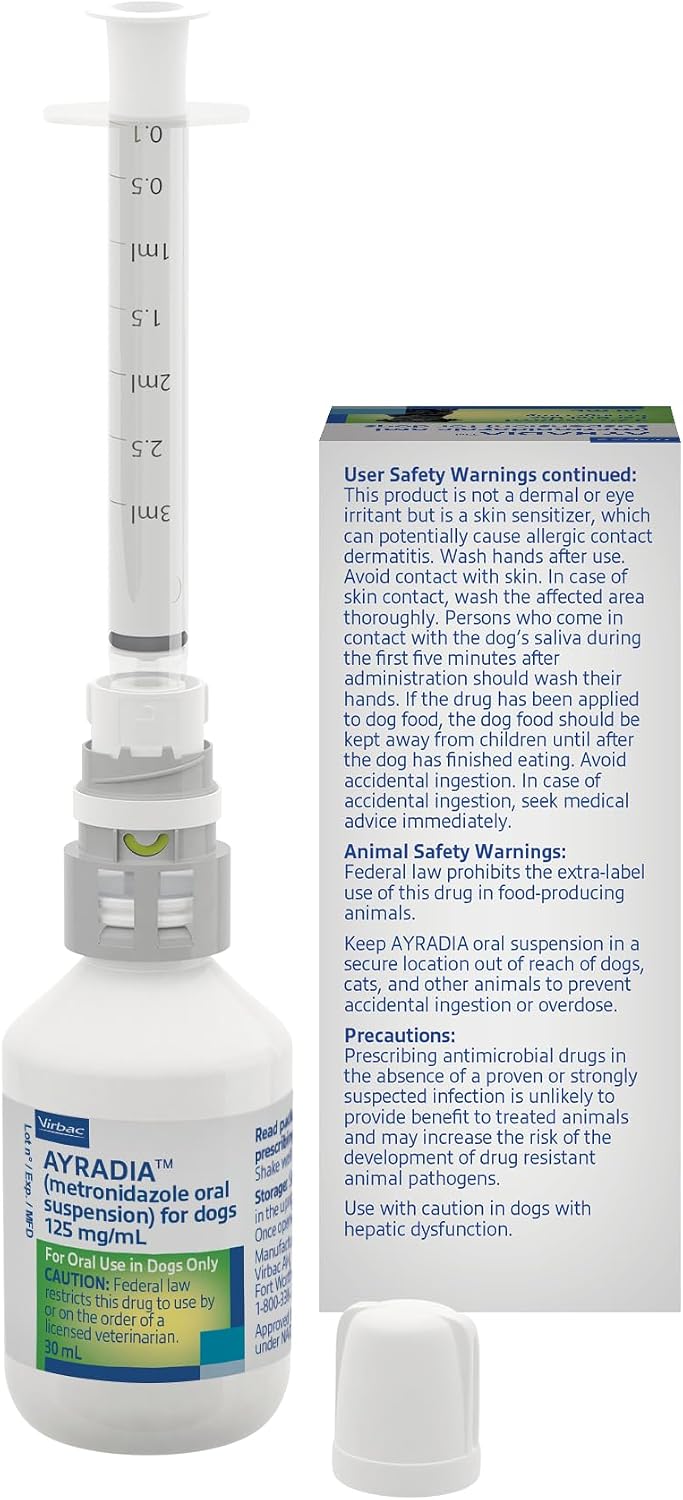 AYRADIA® (metronidazole Oral Suspension) for Dogs- 30 mL