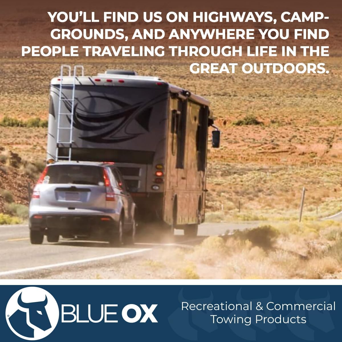Blue Ox BX2689 Baseplate fits 2019 2023 Ranger Pickup Includes Adaptive Cruise Control | Solid Durable Connection | Keeps Dirt and Debris Out | Easy Removable Arms | Seamless Look