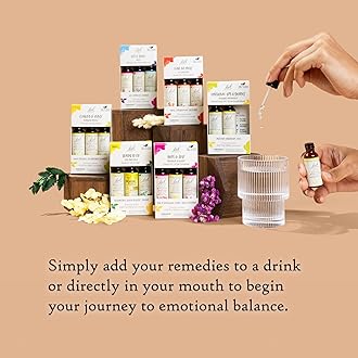 Bach Original Flower Remedies, Emotional Ups & Downs Kit, for Mental Energy (Non-Alcohol Formula), Natural Homeopathic Flower Essence, Vegan, 3 x 10mL Droppers