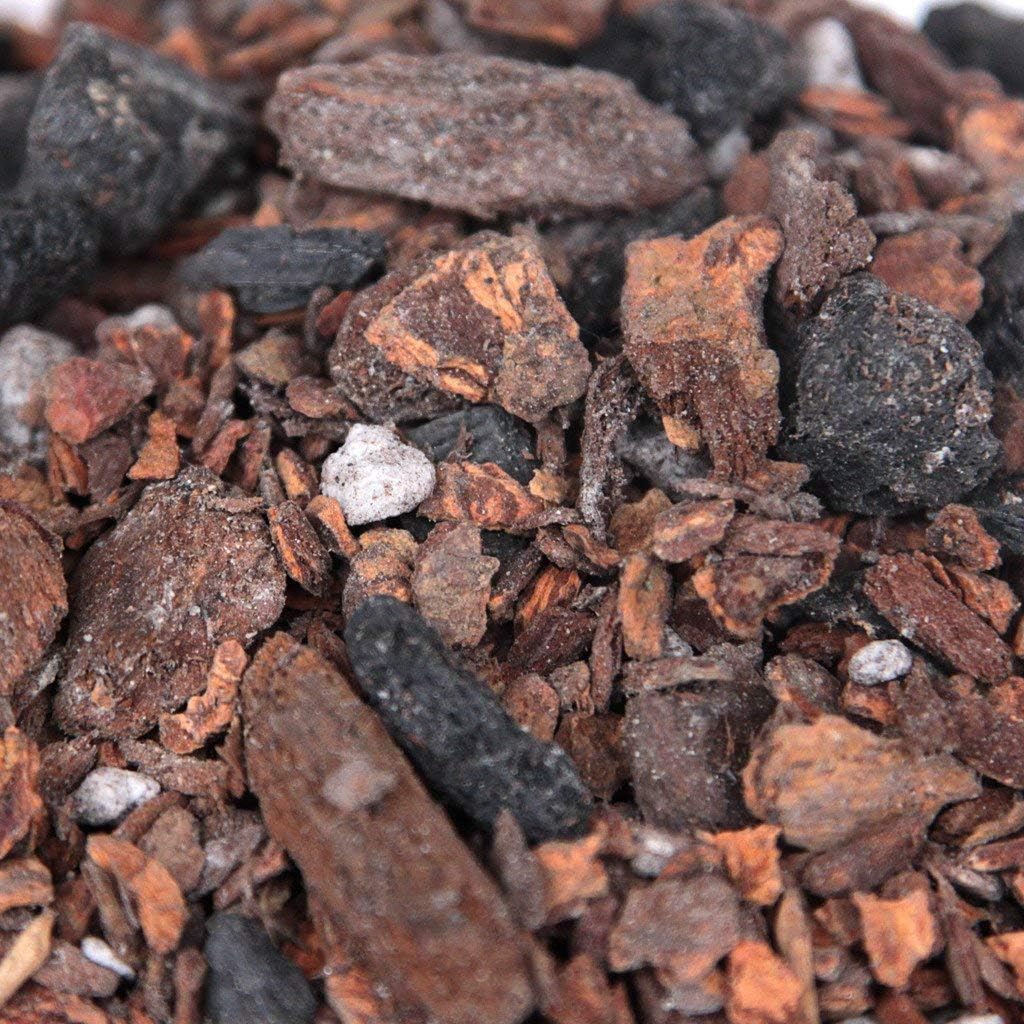 Potting Soil with Perlite, peat Moss, Coconut, Charcoal and Orchid bark for Paphiopedilum and Phragmipedium Orchid All Natural Orchid bark Potting Mix for Potting Soil Indoor Plants