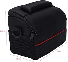 Borsa Per Fotocamera Hztuang In Nylon – Compatibile Con G7X Mark II, G9X, M50, Coolpix B700 E Molti Altri – Tracolla Regolabile E Imbottitura Protettiva