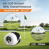PEAKPULSE Golf Range Finder 7X Mini Pocket – Rechargeable battery design