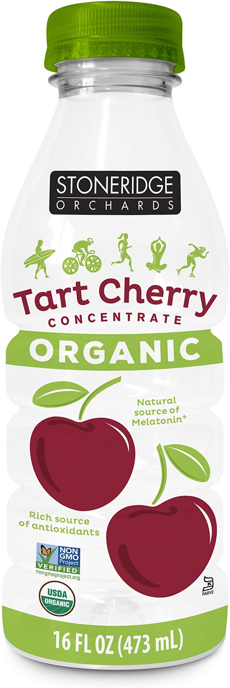 Stoneridge Orchards Organic Tart Cherry Concentrate - 16 ounce - Montmorency Cherries