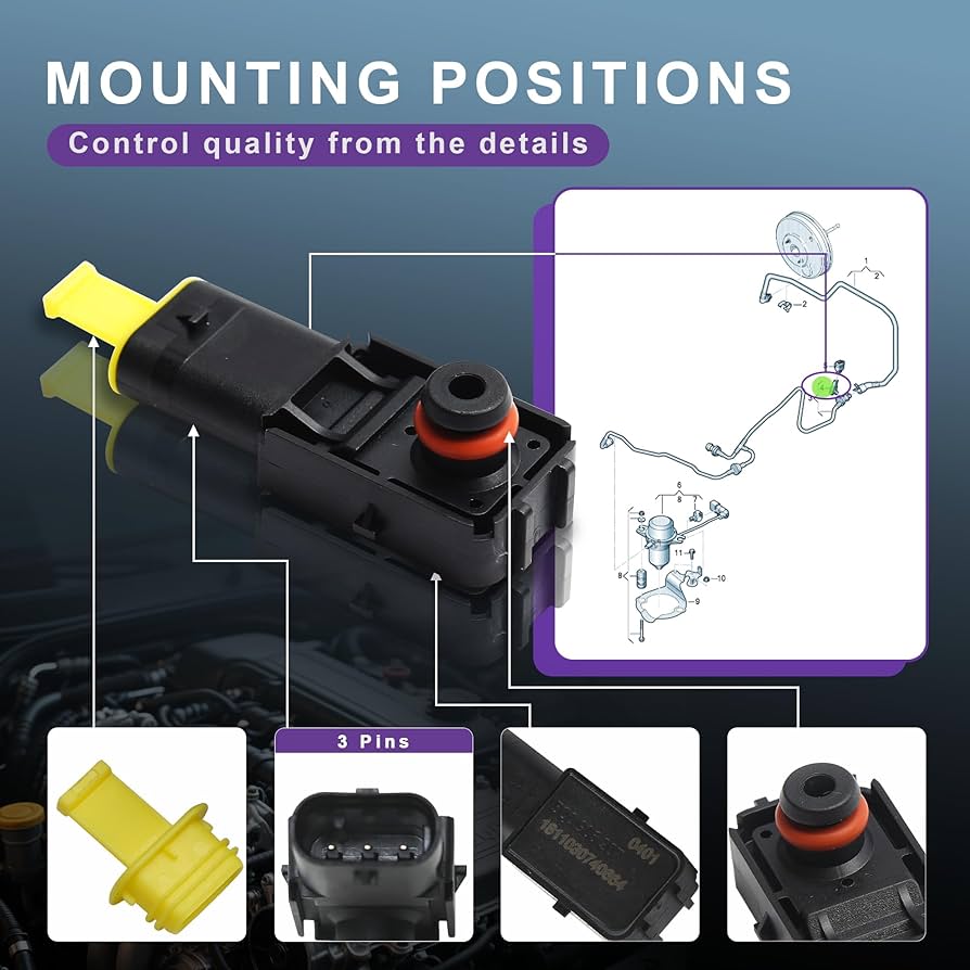 Ting Sensors Original Oem 5q0906207 For Golf Brake Booster