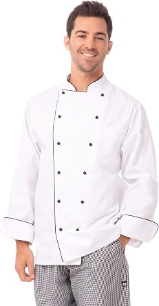 Chef Works Mens Newport Executive Chef Coat