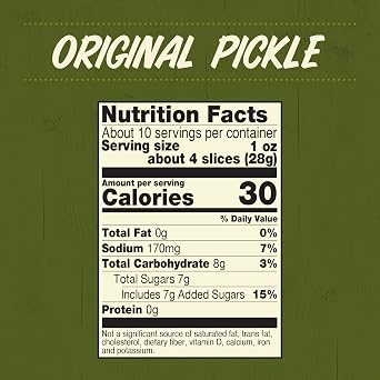 Wickles Original Pickle, 16 OZ (Pack of 6)