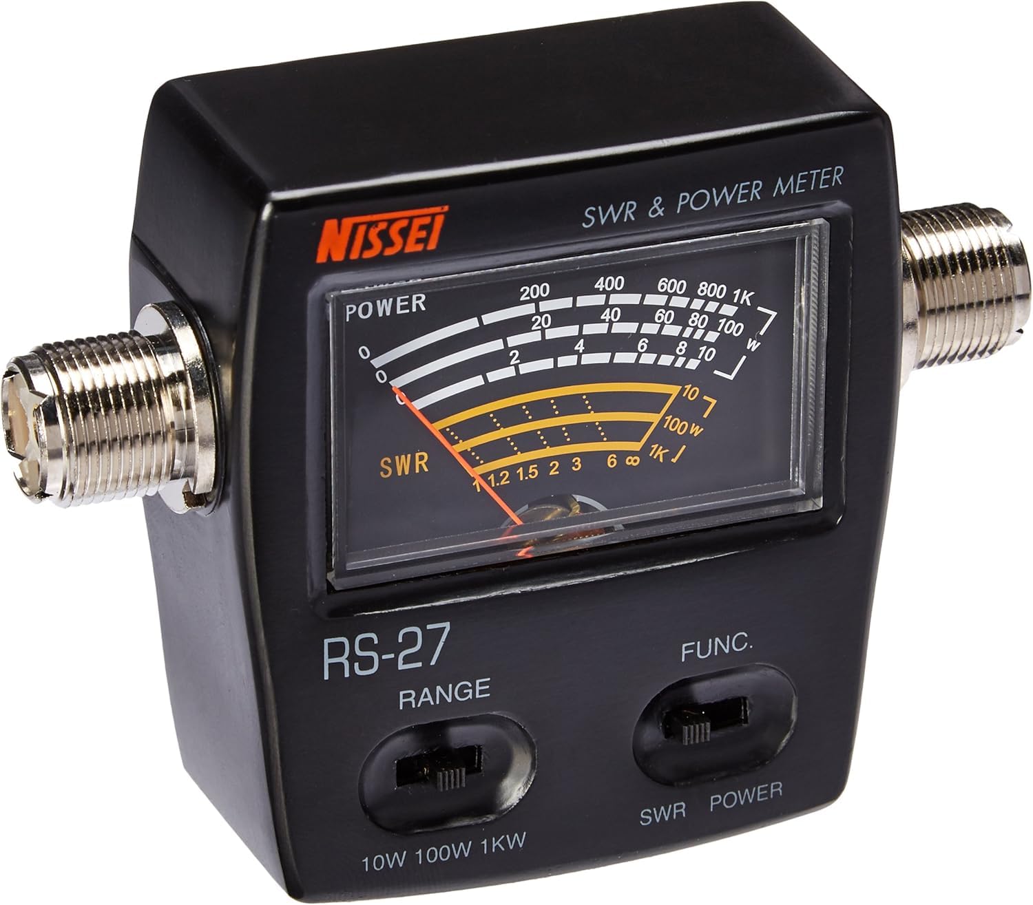 Fumei RS-27 26-30 MHz CB Band 10/100/1000W Rango de potencia SWR/Watt Medidor para radio CB Ham