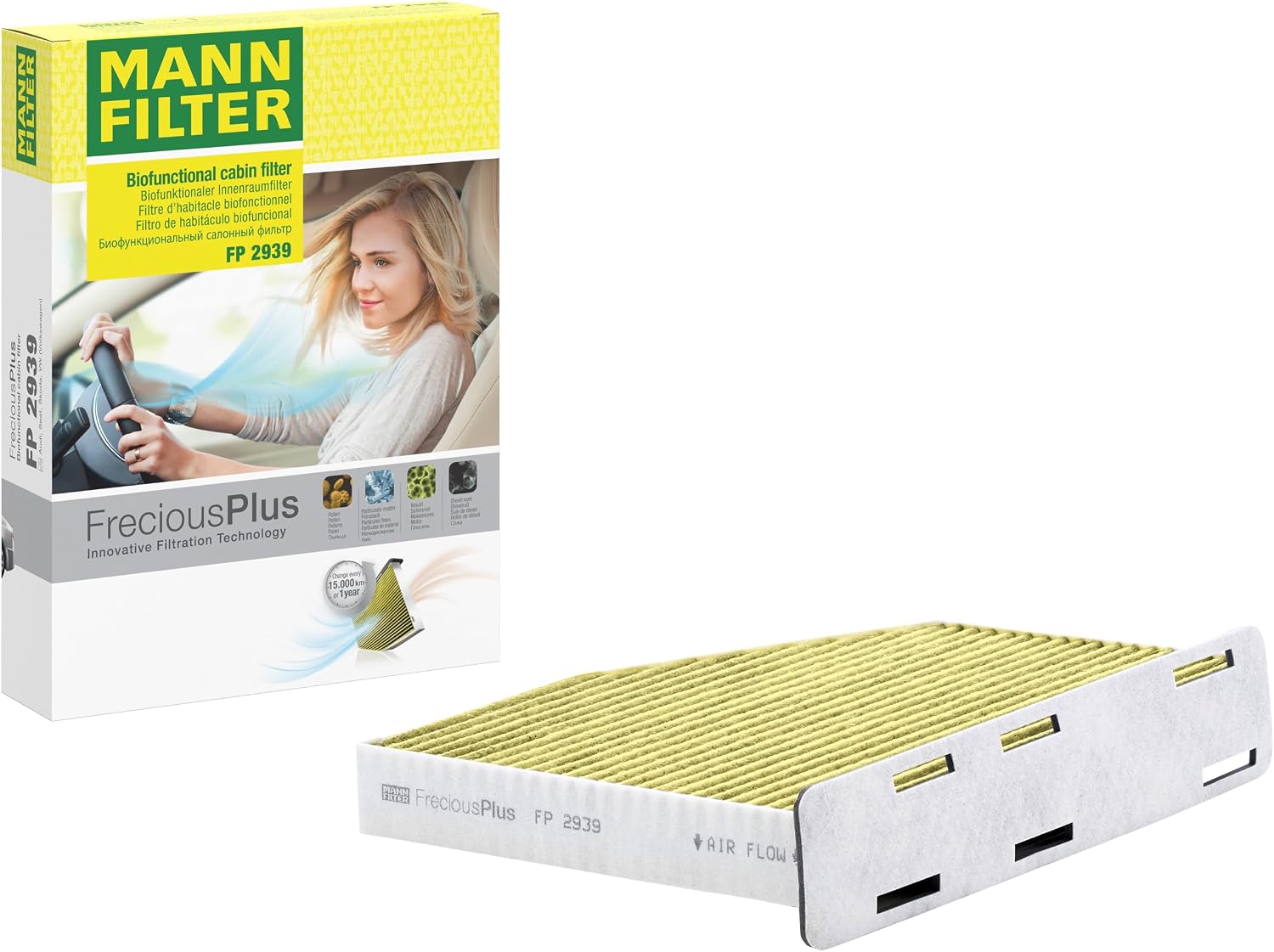 Mann Filter FP 2939 FreciousPlus Cabin Air Filter