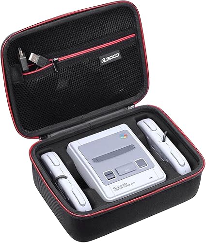 RLSOCO Funda para Nintendo Entertainment System NES Classic EditionSuper NES Classic Mini (solo funda)