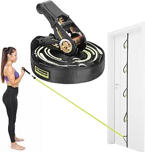 Manificent Heavy Duty Padded Door Anchor for Resistance Bands