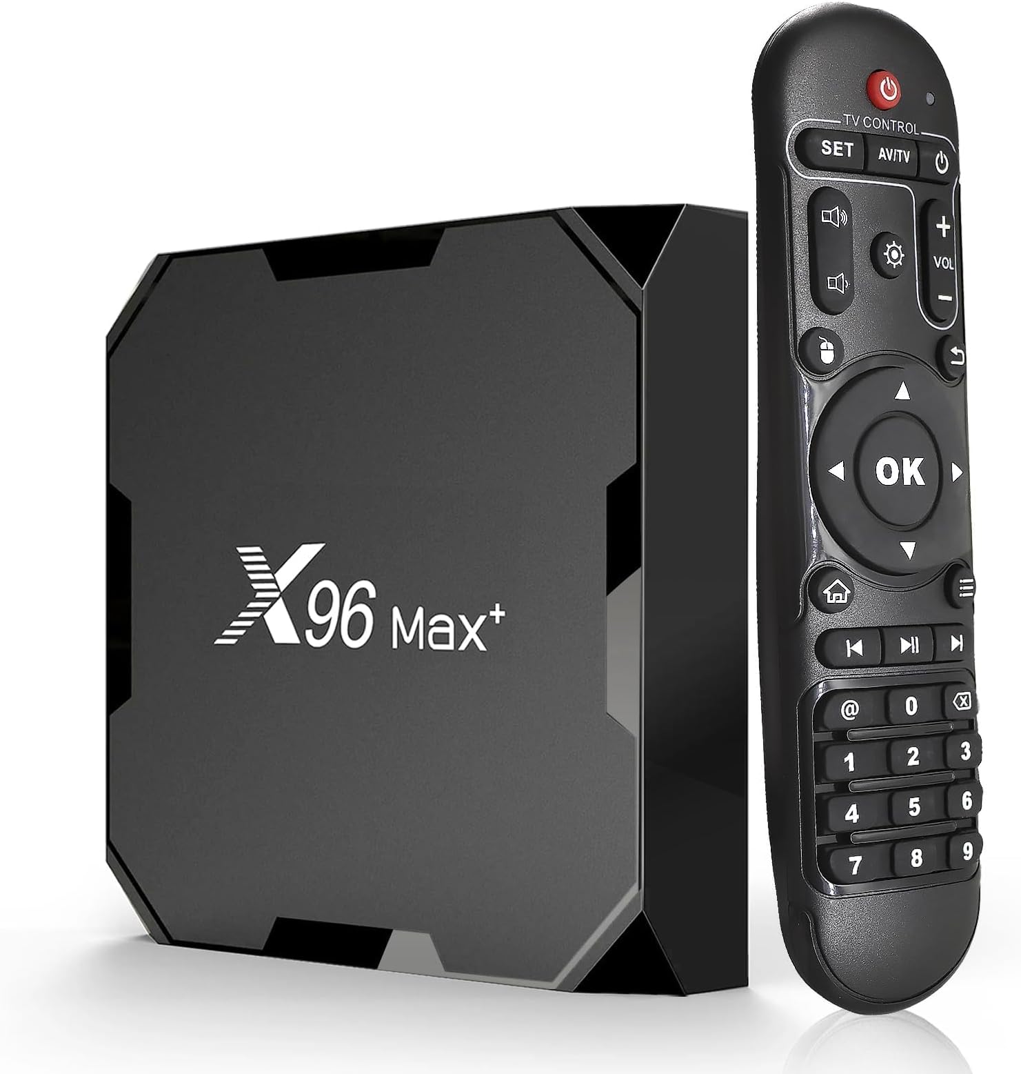 TV Box Android 9.0,Smart Media Player 4+32GB HD Android Box S905x3,Support 4K/3D 2.4&5 GHz WiFi BT 4.0 Smart TV Box with Remote (32GB)