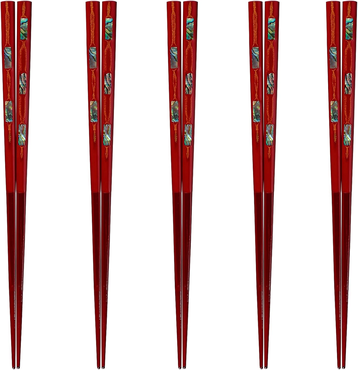 J-kitchens PID589931 Japanese Chopsticks, Set of 5 Pairs, Material: Wood, Chopsticks, Made in Japan
