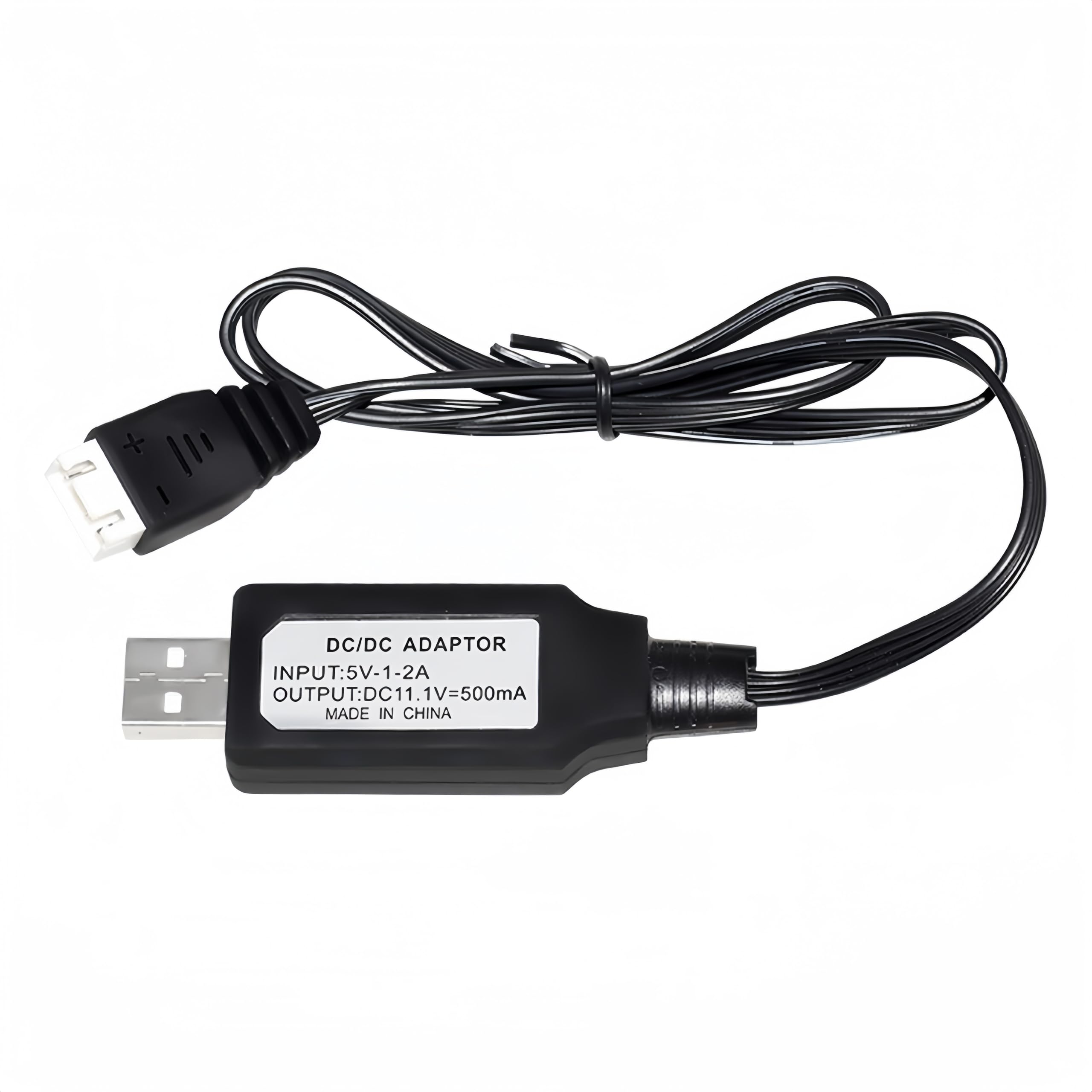11.1V XH-4P 800mah USB Charger Cable for 11.1V 3S 3 Cell Lipo Battery RC Toys,Splatter Ball Gun, RC Car, RC Boat,RC Trucks and RC Plane