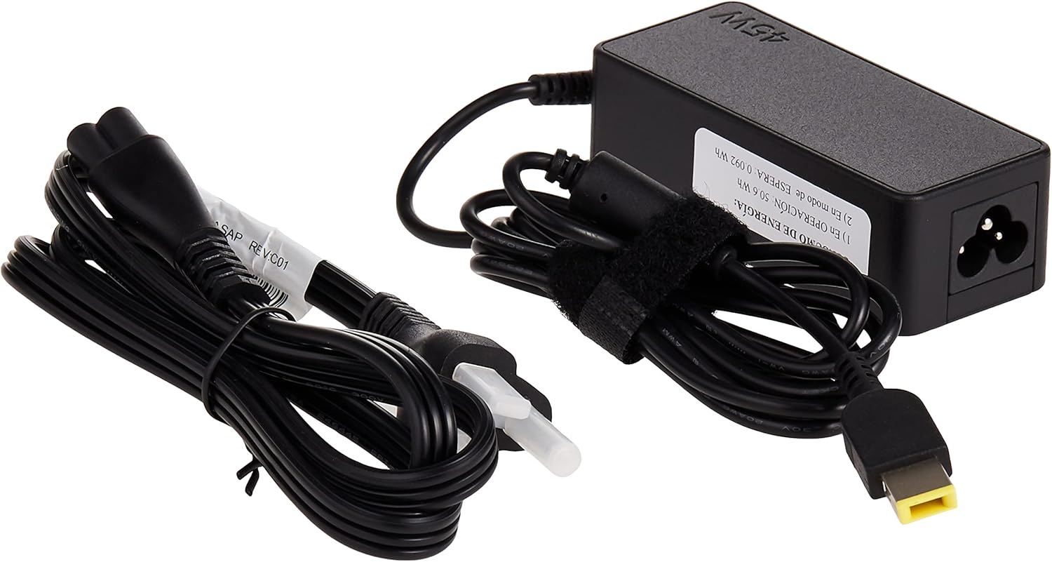 Lenovo 45W Computer Charger Slim Tip AC Adapter (888014197),Black Buy Online at Best Price in