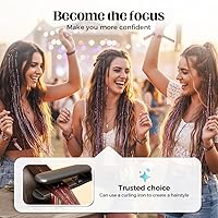 Vista 6 de 12 extensiones de cabello con clip, color champán, extensiones de cabello de oropel con clip, extensiones de cabello con purpurina para niñas