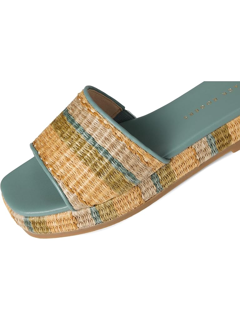 Blue Jack Rogers Bay Flatform Sandal - Raffia