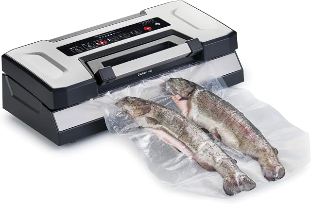 CASO VRH 790 advanced Pro – Valutazione di prova molto buona, fino a 200 operazioni di vuoto, con funzione brevettata CASOTEK Liquido, doppia cucitura saldata, con sacchetto sottovuoto