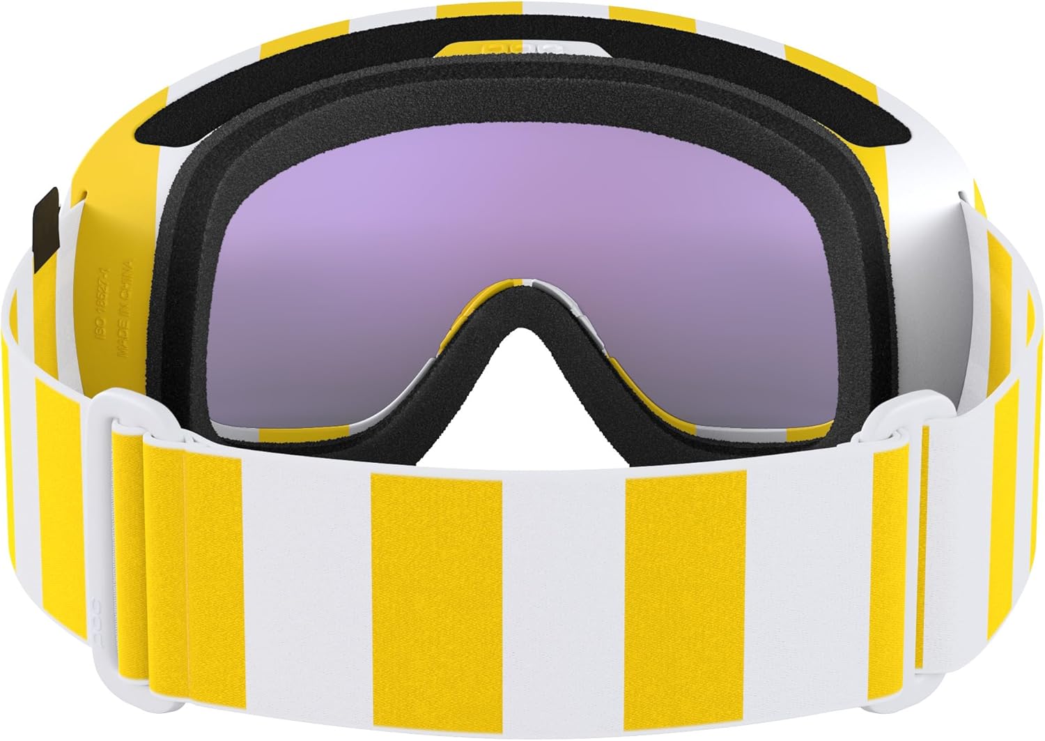 POC Fovea Mid Goggles, Jaune/Blanc/Partly Sunny Blue, One Size