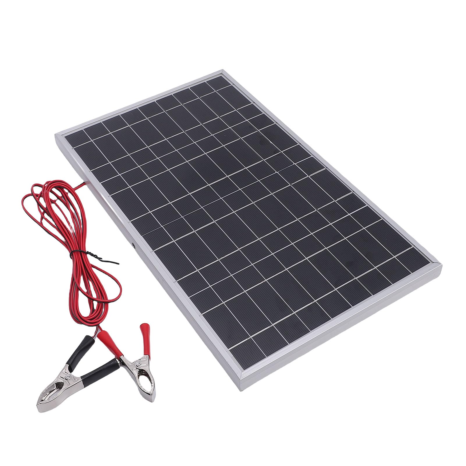 Pannello Solare Policristallino, 10W 12V Kit
