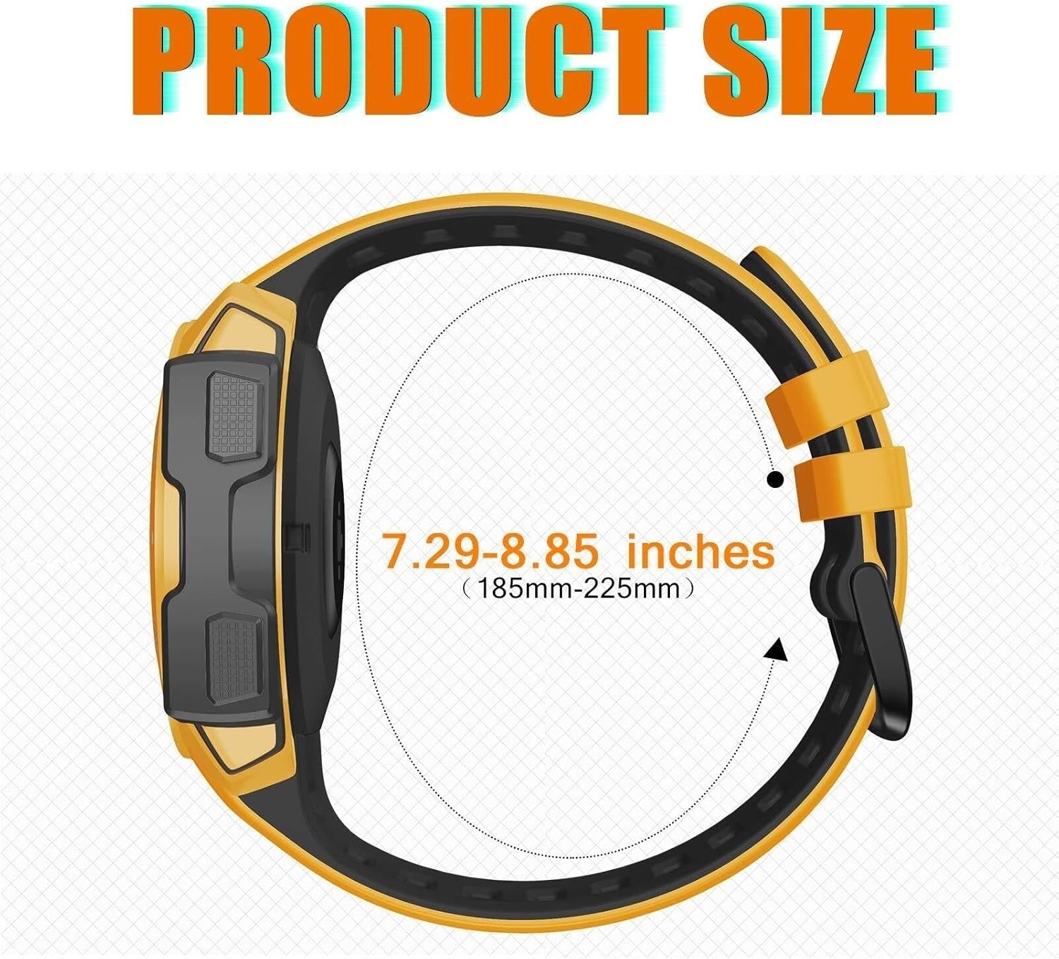 For Instinct Band Silicone Replacement Watch Band Compatible with Garmin Instinct 2/ Solar/Tactical 22mm watchbands
